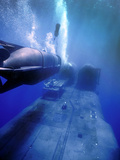 A MK-8 Mod-0 Seal Delivery Vehicle Rendezvous with the USS Kamehameha Photographic Print by  Stocktrek Images