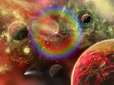 Artist's Concept Illustrating the Cosmic Beauty of the Universe Photographie par  Stocktrek Images