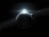 Dawn Breaks on an Alien Planet Photographic Print by  Stocktrek Images