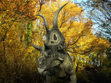 A Diabloceratops Wanders a Cretaceous Forest Lámina fotográfica por Stocktrek Images A Diabloceratops Wanders a Cretaceous Forest Lámina fotográfica por Stocktrek Images