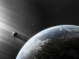A Strange Alien Light Approaches the Earth Photographic Print by  Stocktrek Images