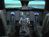 Interior View of an Aircraft Flight Simulator Photographic Print by  Stocktrek Images