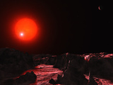 Eclipsing Binary Star Canum Venaticorum Photographic Print by  Stocktrek Images