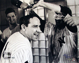 Ken Regan Autographed Yogi Berra Champagne Celebration B&W Horizontal Photograph Foto