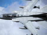 A Royal Air Force Tornado GR4 Low Flying over North Wales Photographic Print by  Stocktrek Images