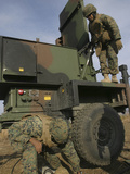 Marines Prepare the Antenna of an AN/TPQ-46A Radar System Photographic Print by  Stocktrek Images
