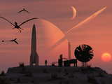 The Remnants of a Long Abandoned Colony See Signs of Life Again Photographie par  Stocktrek Images