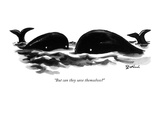 "But can they save themselves?" - New Yorker Cartoon Premium Giclee Print by Eldon Dedini