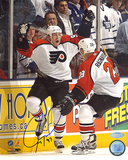Jeremy Roenick Game Winning Goal Celebration Autographed Photo (Hand Signed Collectable) Photographie