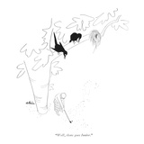 "Well, there goes Junior." - New Yorker Cartoon Premium Giclee Print by  Alain
