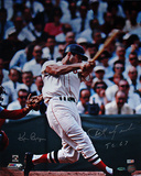 Carl Yastrzemski Autographed "TC 67" Swing Vertical Photograph - Signed By Photographer Ken Regan Photographie