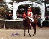 Gary Stevens Autographed Paddock Photograph Photo