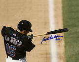 Paul LoDuca Autographed Mets Batting Photograph Photo