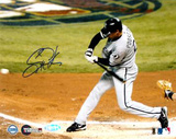 Scott Podsednik 2005 World Series Game Four Triple Autographed Photo (Hand Signed Collectable) Photographie