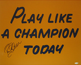 Rocky Bleier Notre Dame Play Like A Champion Photo