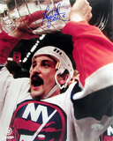 Bryan Trottier Autographed With The Cup Photograph Photo