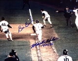 Bill Buckner And Mookie Wilson Dual Autographed, Wilson Inscribed "10-25-86" Photograph Photographie