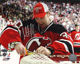 Martin Brodeur Cutting The Net Autographed Photo (Hand Signed Collectable) Photographie