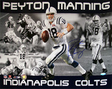 Peyton Manning Indianapolis Colts Collage Autographed Photo (Hand Signed Collectable) Foto