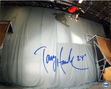 Tony Hawk Autographed 'Ollie Transfer' Photograph Photographie