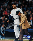 Derek Jeter & Rizzuto Autographed Walk Off Vertical Photograph Photographie