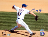 Billy Wagner Autographed Pitching Vs. Marlins Photograph Photo Billy Wagner Autographed Pitching Vs. Marlins Photograph Photo