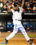 Cliff Floyd Autographed Two Run Home Run Vs. Atlanta Photograph Photographie