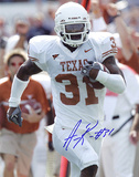 Aaron Ross Autographed University Of Texas Vertical Photograph Photo