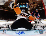 Ryan Miller Autographed Game Six Buffalo Sabres Vs. New York Rangers Photograph Photo