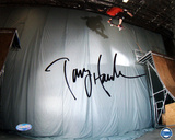 Tony Hawk Autographed 'Ollie Transfer' Photograph Photo