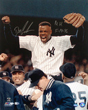 Dwight Gooden Autographed NY Yankees No Hitter Photograph w/ No Hitter Inscription Photo