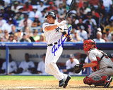 Ivan Rodriguez Autographed Yankees Horizontal Photograph Photo