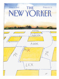The New Yorker Cover - June 8, 1992 Premium Giclee Print by Saul Steinberg