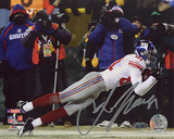 Amani Toomer Autographed NFC Championship Game Diving Catch Photograph Photo
