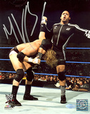 MVP Autographed WWE Action Vertical Photograph Photographie