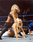 Michelle McCool Autographed Action Photograph Photo