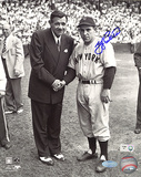 Yogi Berra Autographed With Babe Ruth Photograph Photo