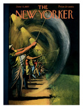 The New Yorker Cover - June 15, 1957 Premium Giclee Print by Arthur Getz