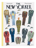 The New Yorker Cover - June 16, 1945 Premium Giclee Print by Constantin Alajalov