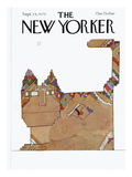 The New Yorker Cover - September 24, 1979 Premium Giclee Print by Saul Steinberg