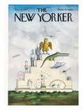 The New Yorker Cover - November 11, 1967 Premium Giclee Print by Saul Steinberg