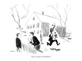 "Guess who got into Hotchkiss!" - New Yorker Cartoon Premium Giclee Print by James Stevenson