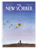 The New Yorker Cover - August 31, 1987 Premium Giclee Print by Eugène Mihaesco