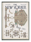 The New Yorker Cover - August 29, 1964 Premium Giclee Print by Saul Steinberg
