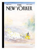 The New Yorker Cover - January 5, 2004 Premium Giclee Print by Jean-Jacques Sempé