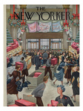 The New Yorker Cover - December 10, 1949 Premium Giclee Print by Constantin Alajalov