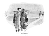 "Strike him out." - New Yorker Cartoon Premium Giclee Print by Garrett Price