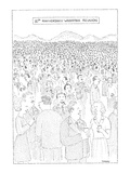 "10th Anniversary Woodstock Reunion' - New Yorker Cartoon Premium Giclee Print by Robert Mankoff