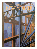 The New Yorker Cover - July 9, 1973 Premium Giclee Print by Charles Saxon