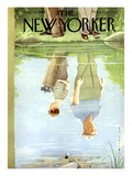 The New Yorker Cover - July 12, 1958 Premium Giclee Print by Rea Irvin